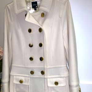 Express Ivory Coat Jacket XS